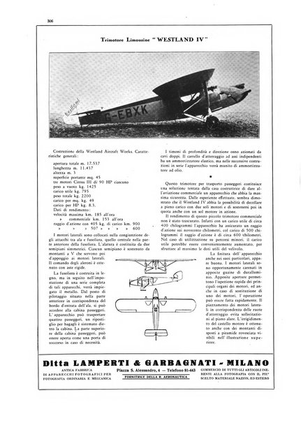 L'aeronautica rivista mensile internazionale illustrata