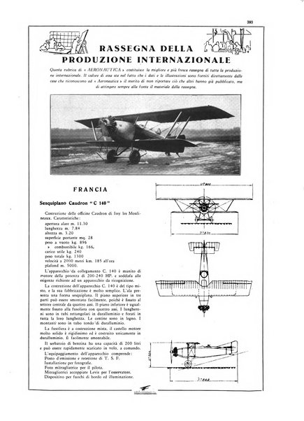 L'aeronautica rivista mensile internazionale illustrata