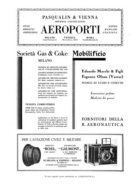 L'aeronautica rivista mensile internazionale illustrata