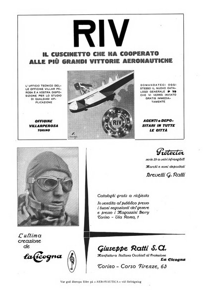 L'aeronautica rivista mensile internazionale illustrata