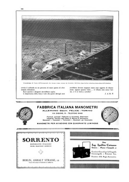 L'aeronautica rivista mensile internazionale illustrata