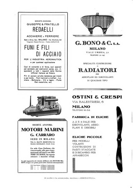 L'aeronautica rivista mensile internazionale illustrata