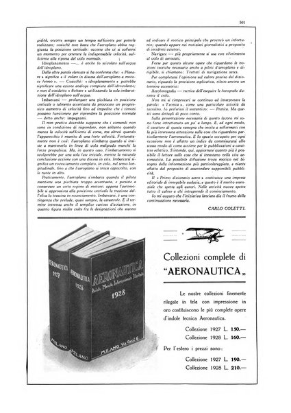 L'aeronautica rivista mensile internazionale illustrata