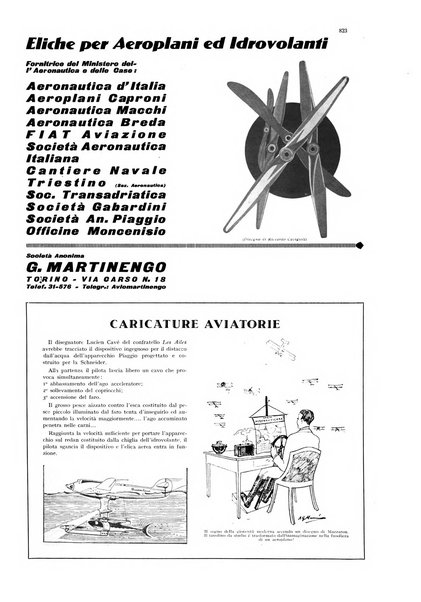 L'aeronautica rivista mensile internazionale illustrata