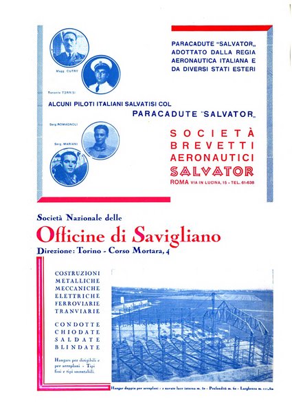 L'aeronautica rivista mensile internazionale illustrata