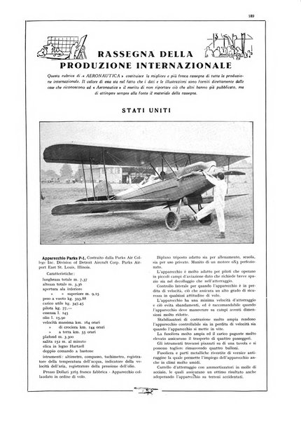 L'aeronautica rivista mensile internazionale illustrata