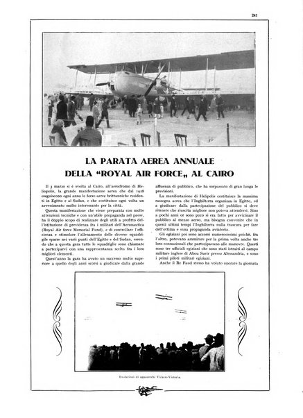 L'aeronautica rivista mensile internazionale illustrata