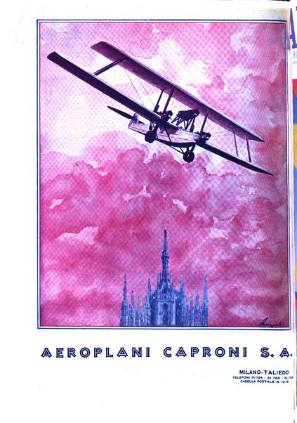 L'aeronautica rivista mensile internazionale illustrata