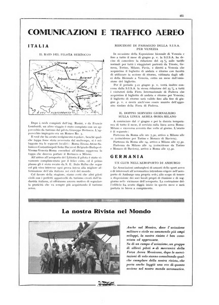 L'aeronautica rivista mensile internazionale illustrata