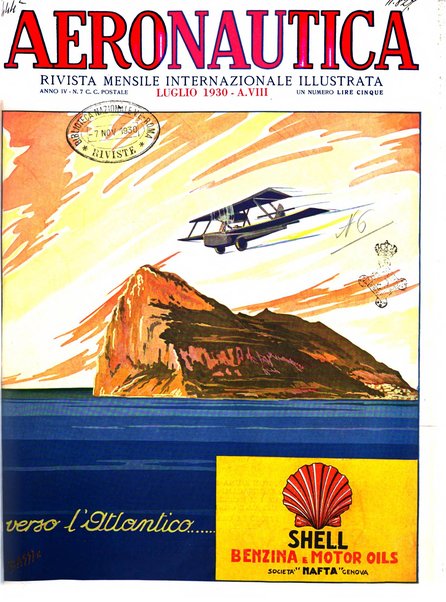 L'aeronautica rivista mensile internazionale illustrata