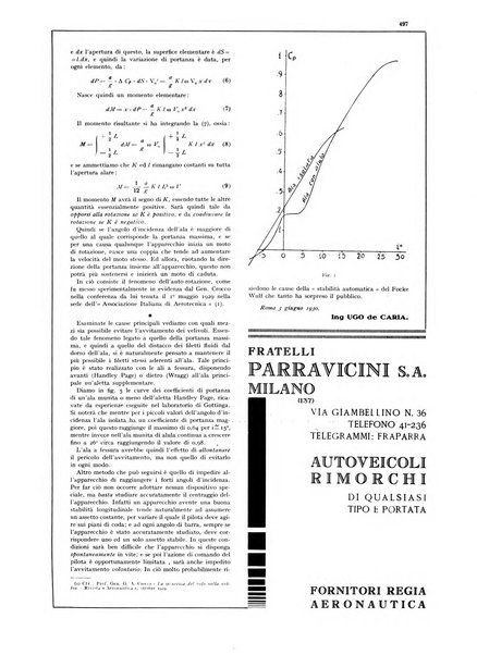 L'aeronautica rivista mensile internazionale illustrata