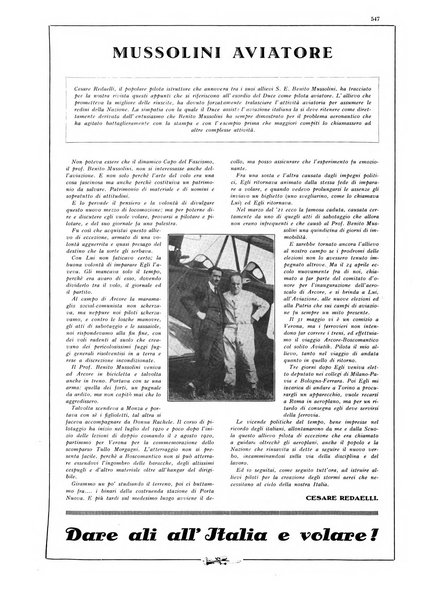 L'aeronautica rivista mensile internazionale illustrata