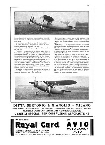 L'aeronautica rivista mensile internazionale illustrata