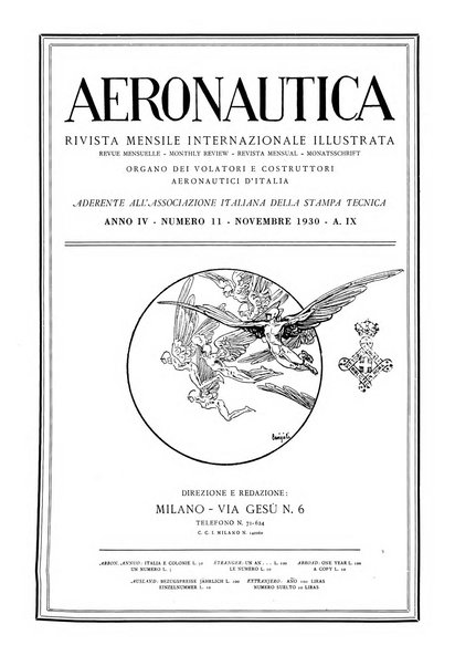 L'aeronautica rivista mensile internazionale illustrata