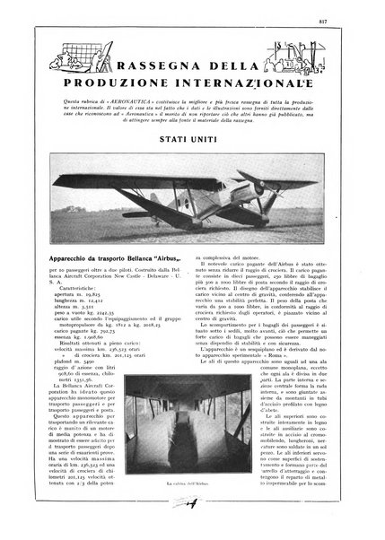 L'aeronautica rivista mensile internazionale illustrata