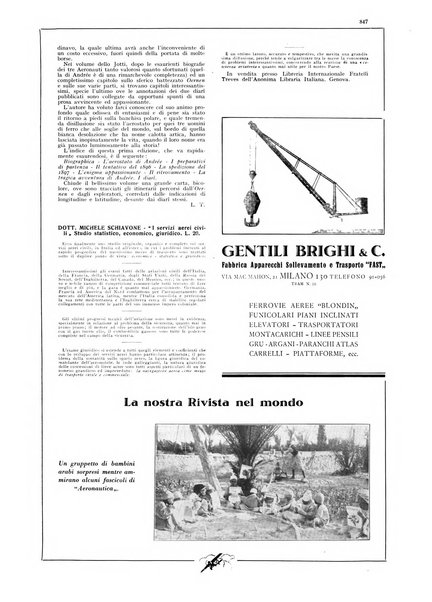 L'aeronautica rivista mensile internazionale illustrata