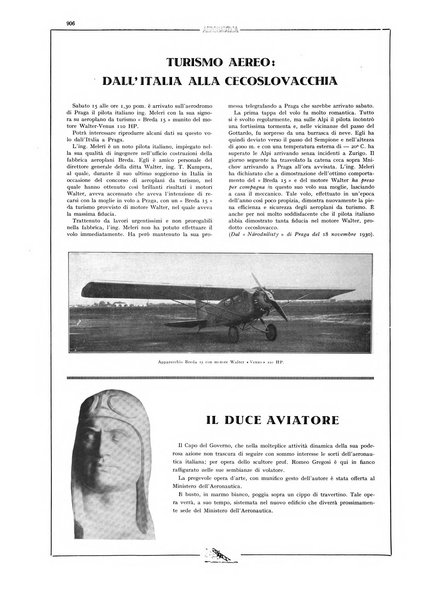 L'aeronautica rivista mensile internazionale illustrata