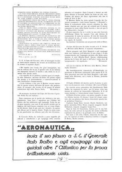 L'aeronautica rivista mensile internazionale illustrata