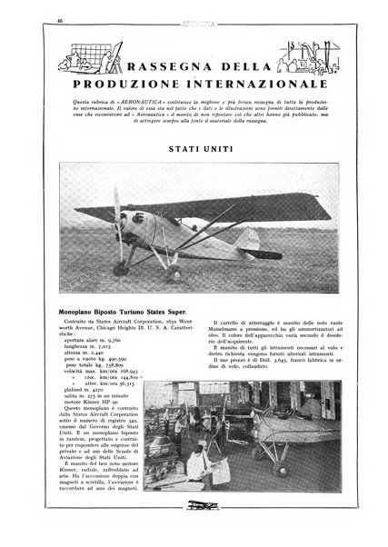 L'aeronautica rivista mensile internazionale illustrata