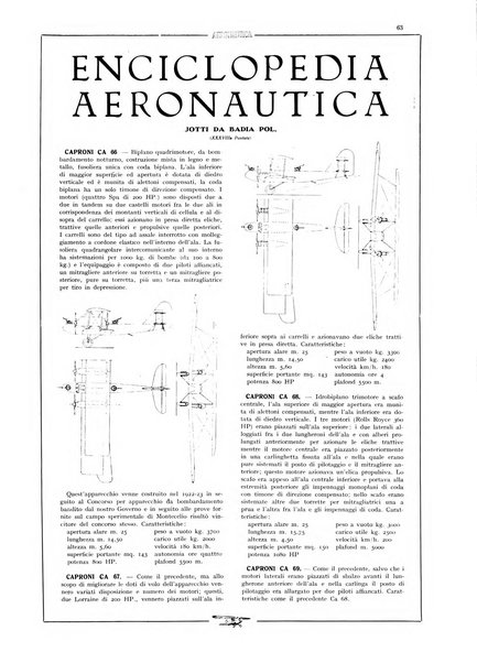 L'aeronautica rivista mensile internazionale illustrata