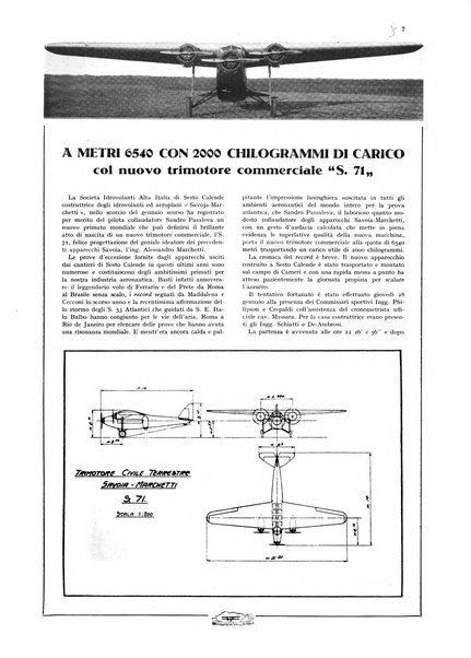 L'aeronautica rivista mensile internazionale illustrata