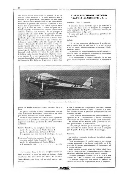 L'aeronautica rivista mensile internazionale illustrata