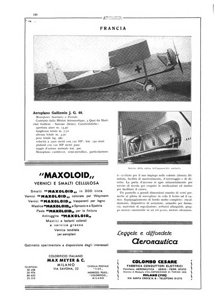 L'aeronautica rivista mensile internazionale illustrata