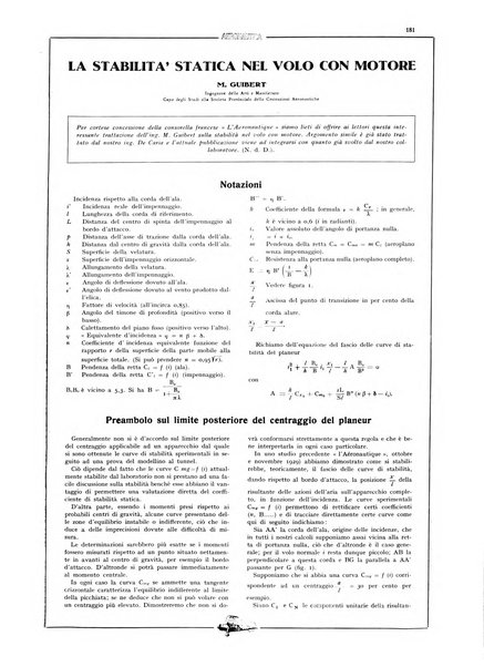 L'aeronautica rivista mensile internazionale illustrata