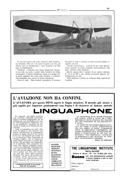 L'aeronautica rivista mensile internazionale illustrata