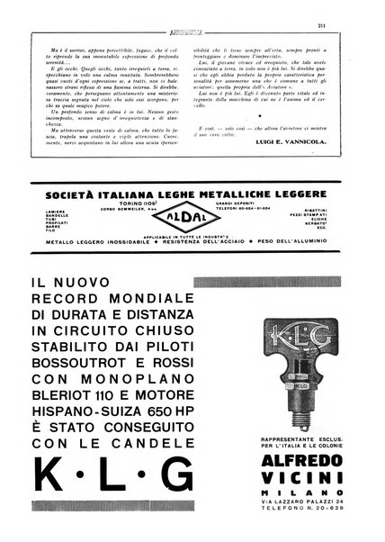 L'aeronautica rivista mensile internazionale illustrata