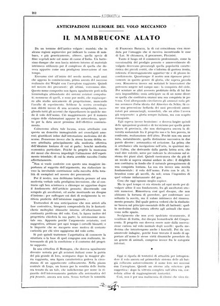 L'aeronautica rivista mensile internazionale illustrata