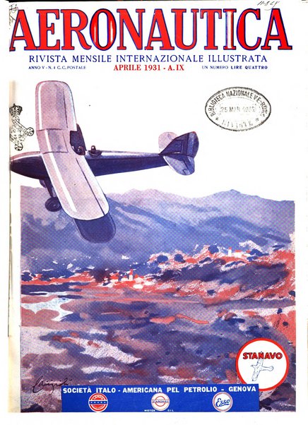 L'aeronautica rivista mensile internazionale illustrata