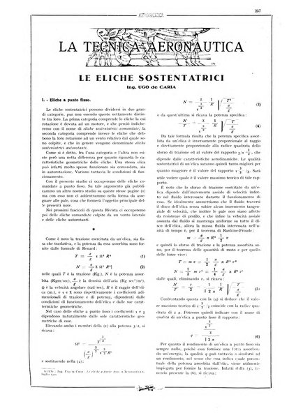 L'aeronautica rivista mensile internazionale illustrata