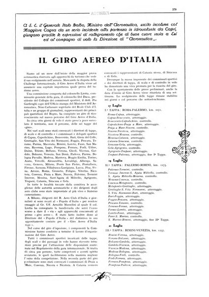 L'aeronautica rivista mensile internazionale illustrata