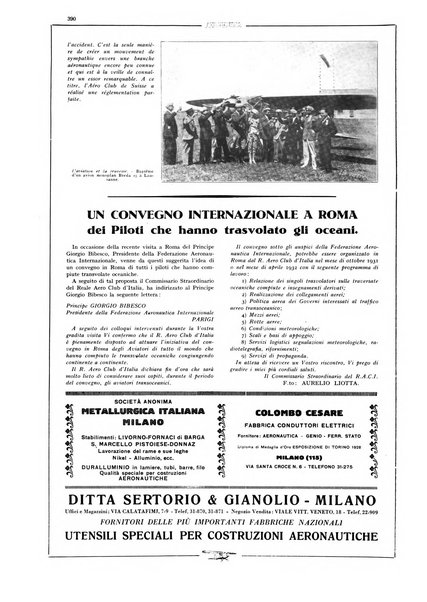 L'aeronautica rivista mensile internazionale illustrata