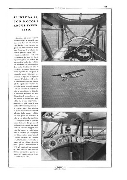 L'aeronautica rivista mensile internazionale illustrata