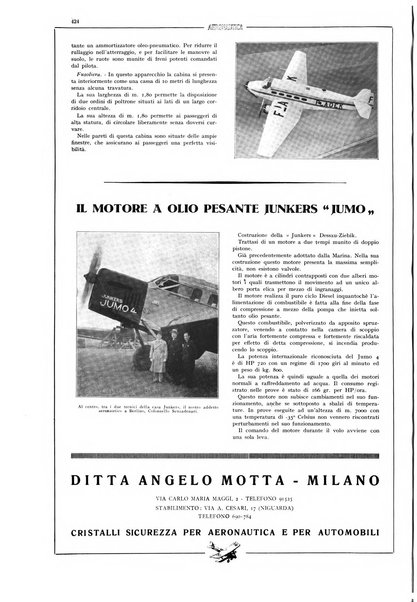 L'aeronautica rivista mensile internazionale illustrata