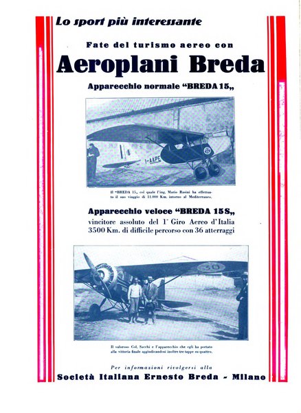 L'aeronautica rivista mensile internazionale illustrata