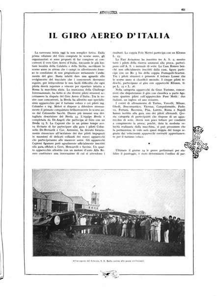 L'aeronautica rivista mensile internazionale illustrata