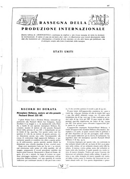 L'aeronautica rivista mensile internazionale illustrata