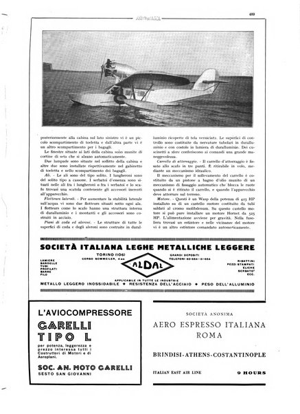 L'aeronautica rivista mensile internazionale illustrata