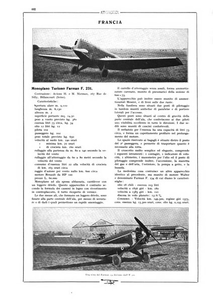 L'aeronautica rivista mensile internazionale illustrata