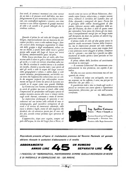 L'aeronautica rivista mensile internazionale illustrata