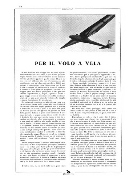 L'aeronautica rivista mensile internazionale illustrata