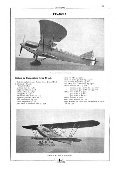 L'aeronautica rivista mensile internazionale illustrata