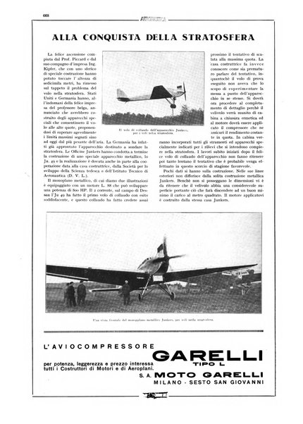 L'aeronautica rivista mensile internazionale illustrata