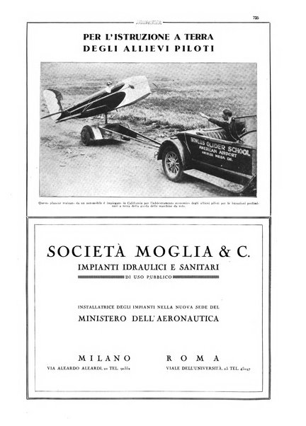 L'aeronautica rivista mensile internazionale illustrata