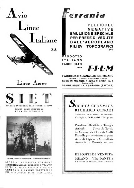 L'aeronautica rivista mensile internazionale illustrata