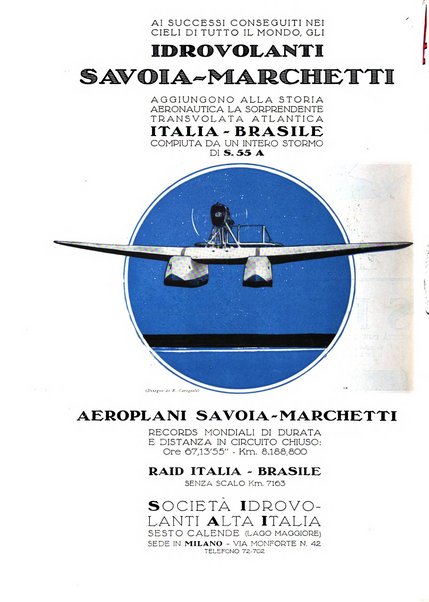 L'aeronautica rivista mensile internazionale illustrata