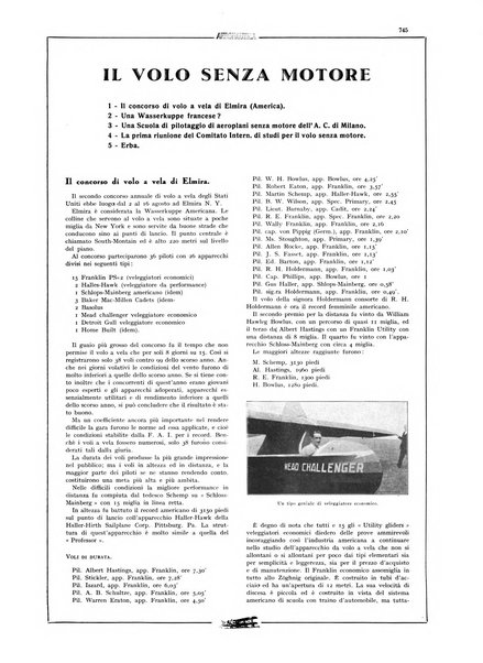 L'aeronautica rivista mensile internazionale illustrata